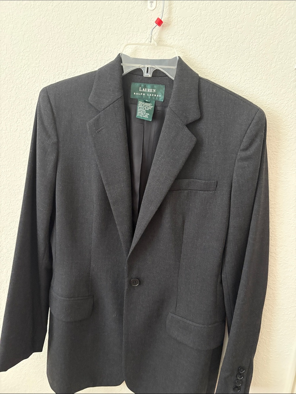 Lauren Ralph Lauren women Black Single-Breasted Blazer